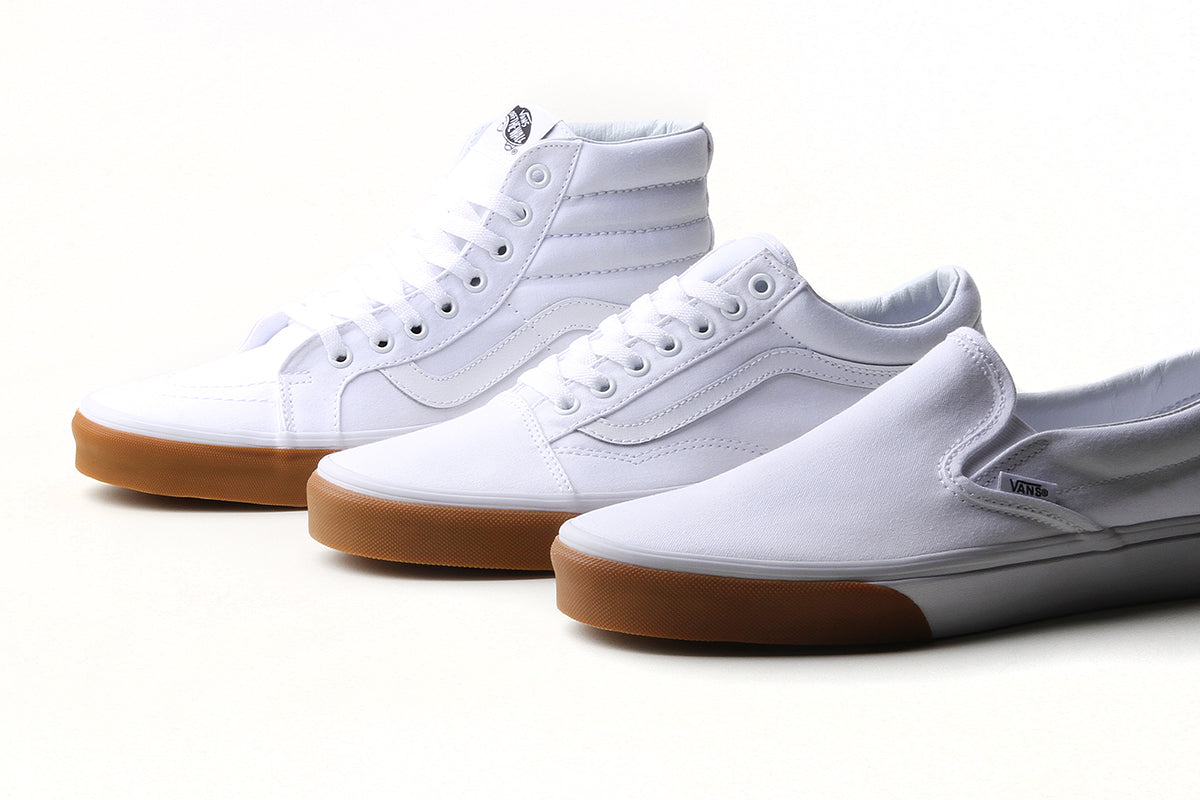 Grey White Gum Bumper Old Skool VANS GUM BUMPER PACK – Premier