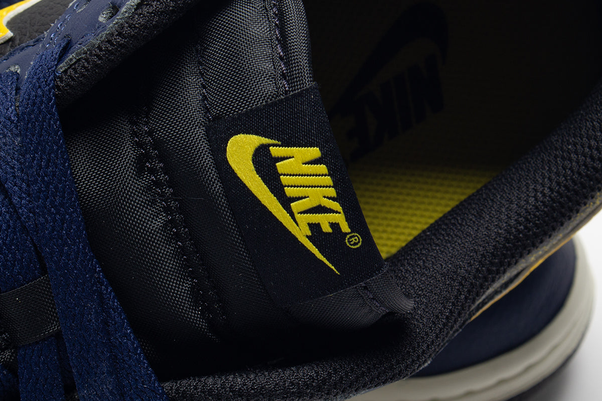 Nike | Dunk Low Retro Style # FZ4014-010 Color : Black / Tour Yellow / Midnight Navy
