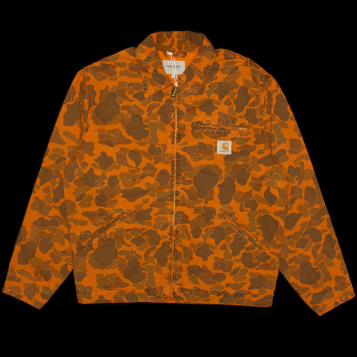 ✨未使用級✨ Carhartt WIP デトロイト M カモフラ オレンジ 未使用級 Carhartt WIP デトロイト M カモフラ オレンジ カーハート