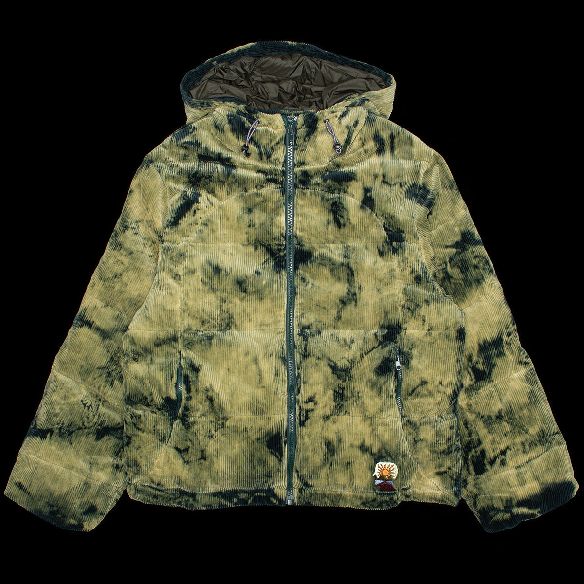 Bleach Dyed Dimension Puffer Jacket – Premier