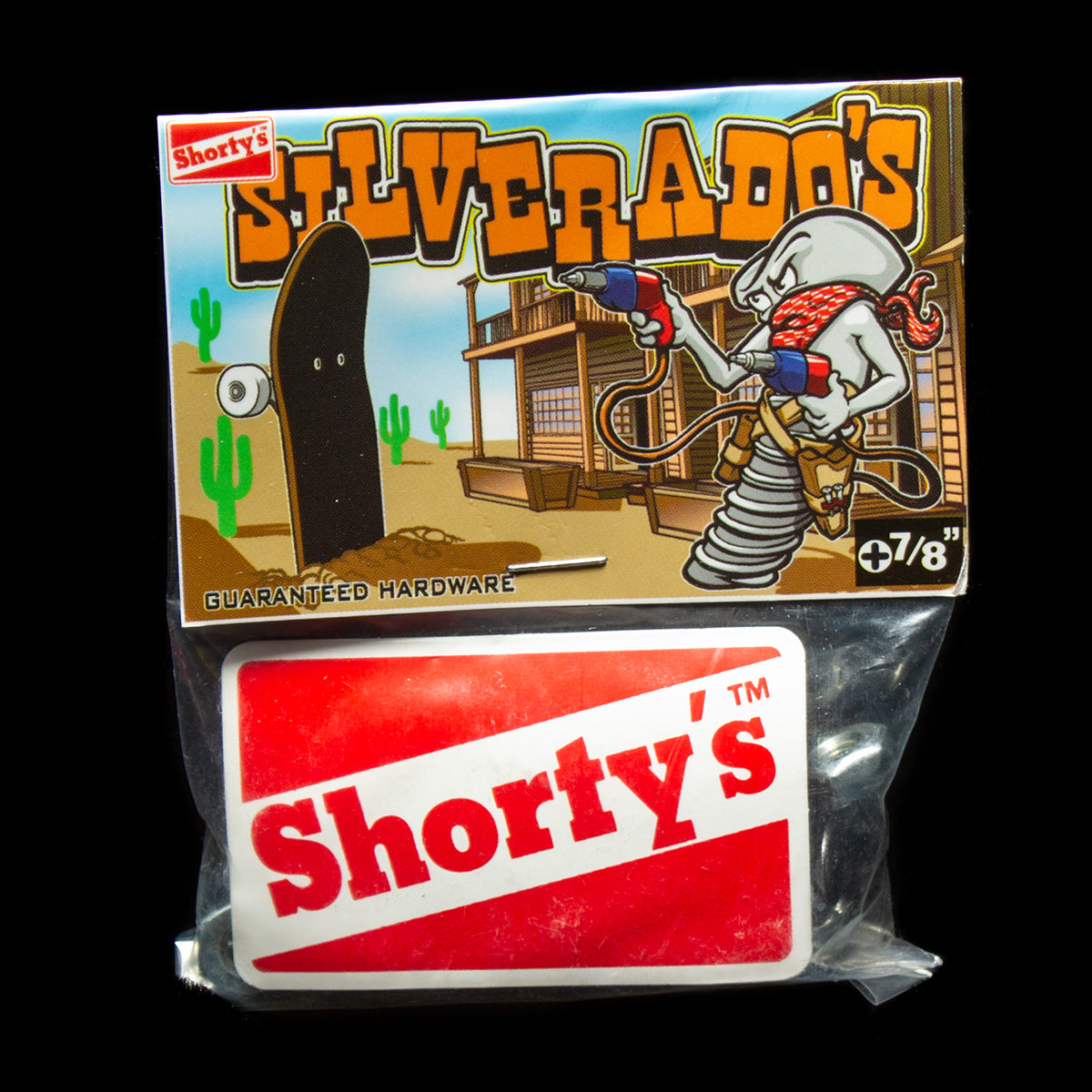 Shorty's Skateboard Hardware – 7/8" Allen Silverados Bolts For Truck Mounting (8 Pack)
