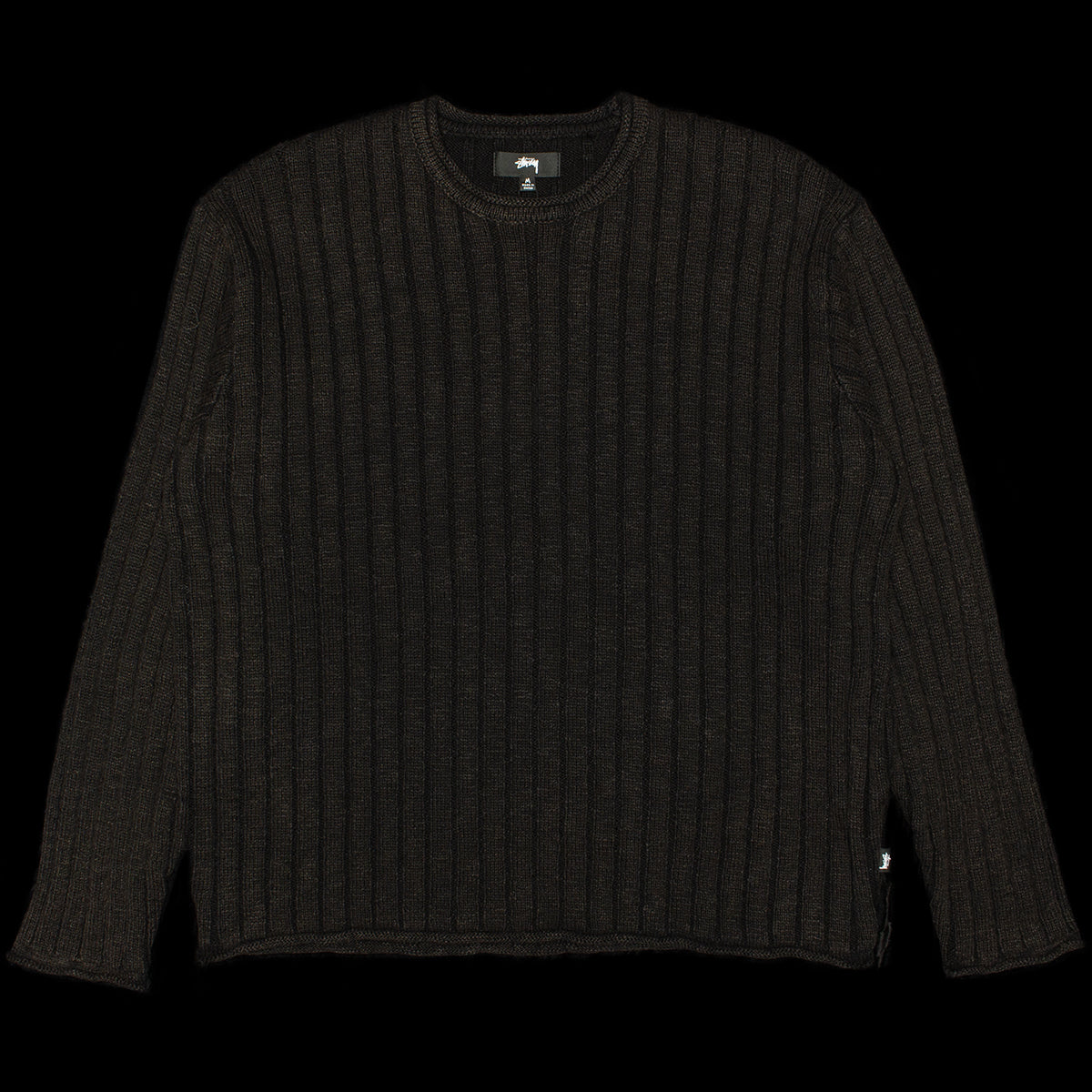 stussy cotton slub rib crew ニット XL 新品 【公式通販】