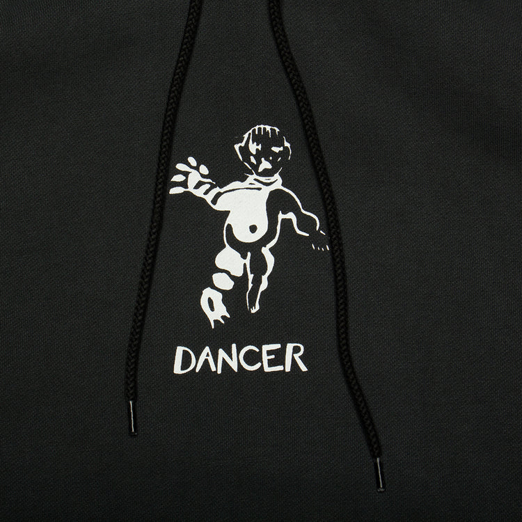 Dancer | OG Logo Hoodie Color : Black / White Stitch