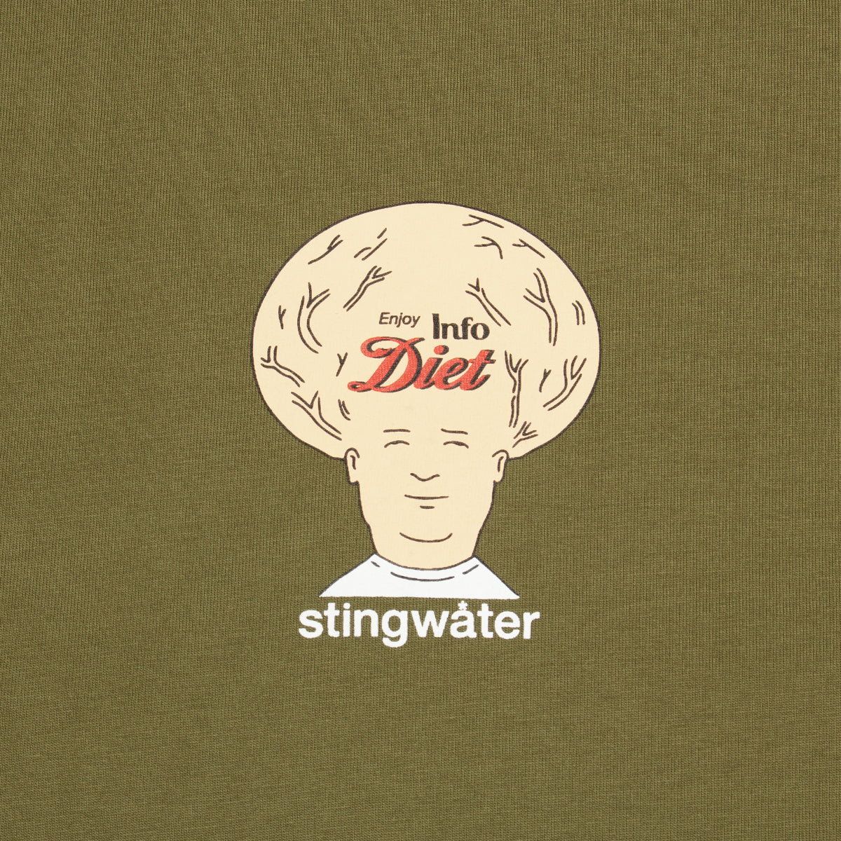 Stingwater | Info Diet T-Shirt Color : Green