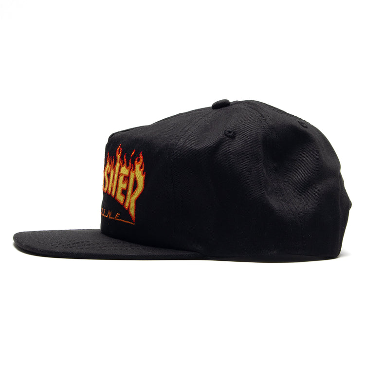 Thrasher | Flame Logo Hat Color : Black