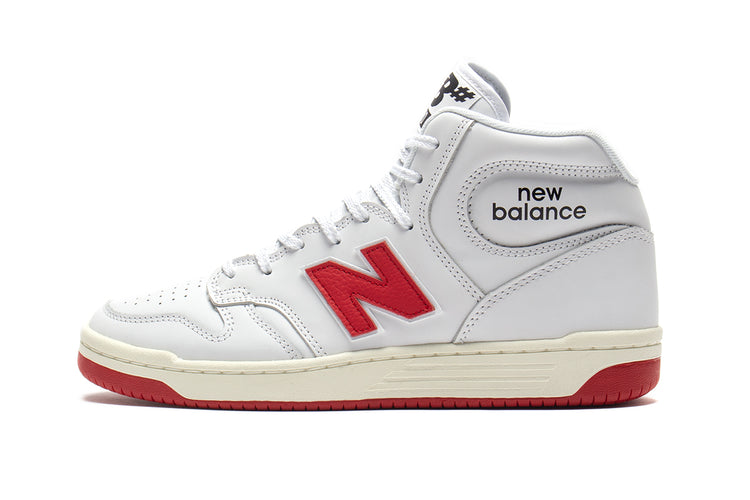 New Balance Numeric | 480 High Style # NM480HSD Color : White / Red