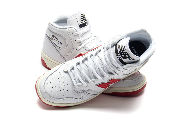 New Balance Numeric | 480 High Style # NM480HSD Color : White / Red