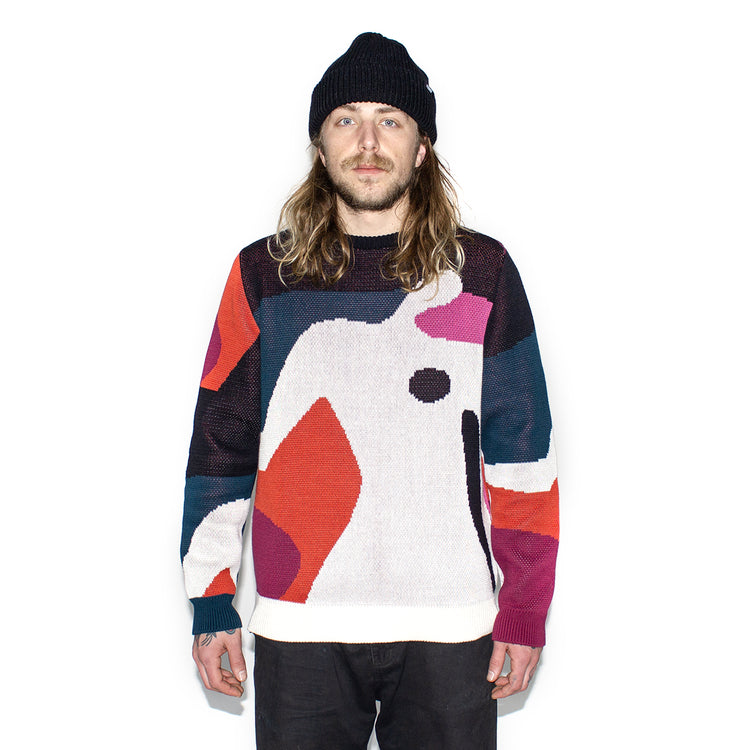 by Parra | Grand Ghost Caves Knitted Pullover