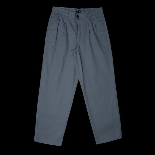 Noah | Twill Double Pleated Pant Color : Slate