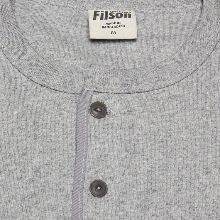 Filson | Frontier Henley T-Shirt Heather Grey