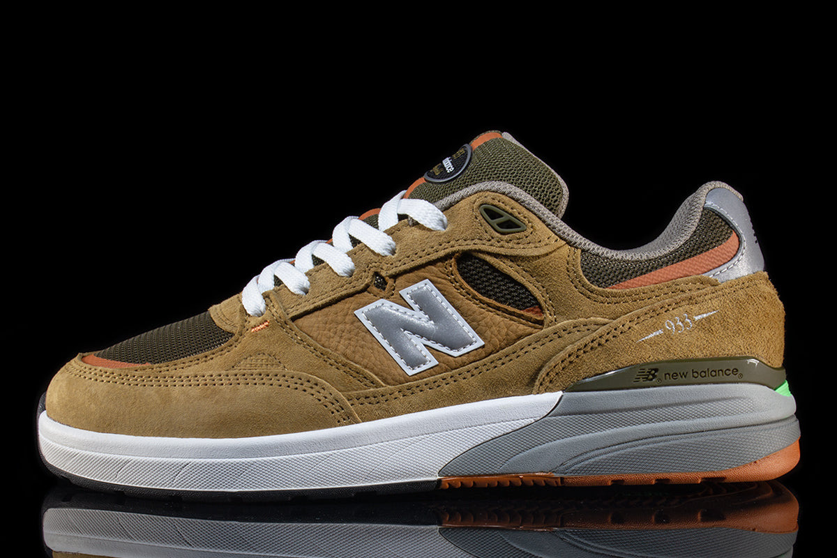 new balance 933 ブラウンスニーカー スケートシューズ New Balance Numeric Reynolds 933 Brown/Black NM933BAR – Eastern
