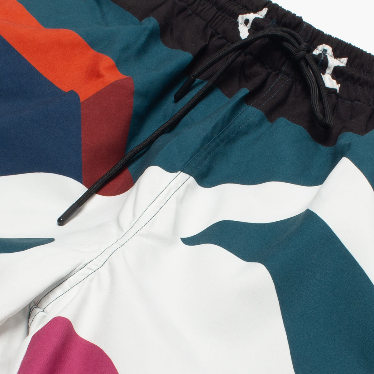 by Parra | Bleached In White Swim Shorts 51335 Multi