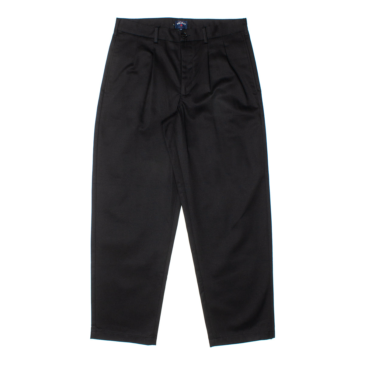 Noah Twill Double Pleated Pants Color : Black