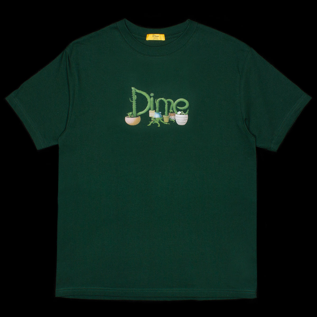 Black Cactus T-Shirt by Dime on Sale
