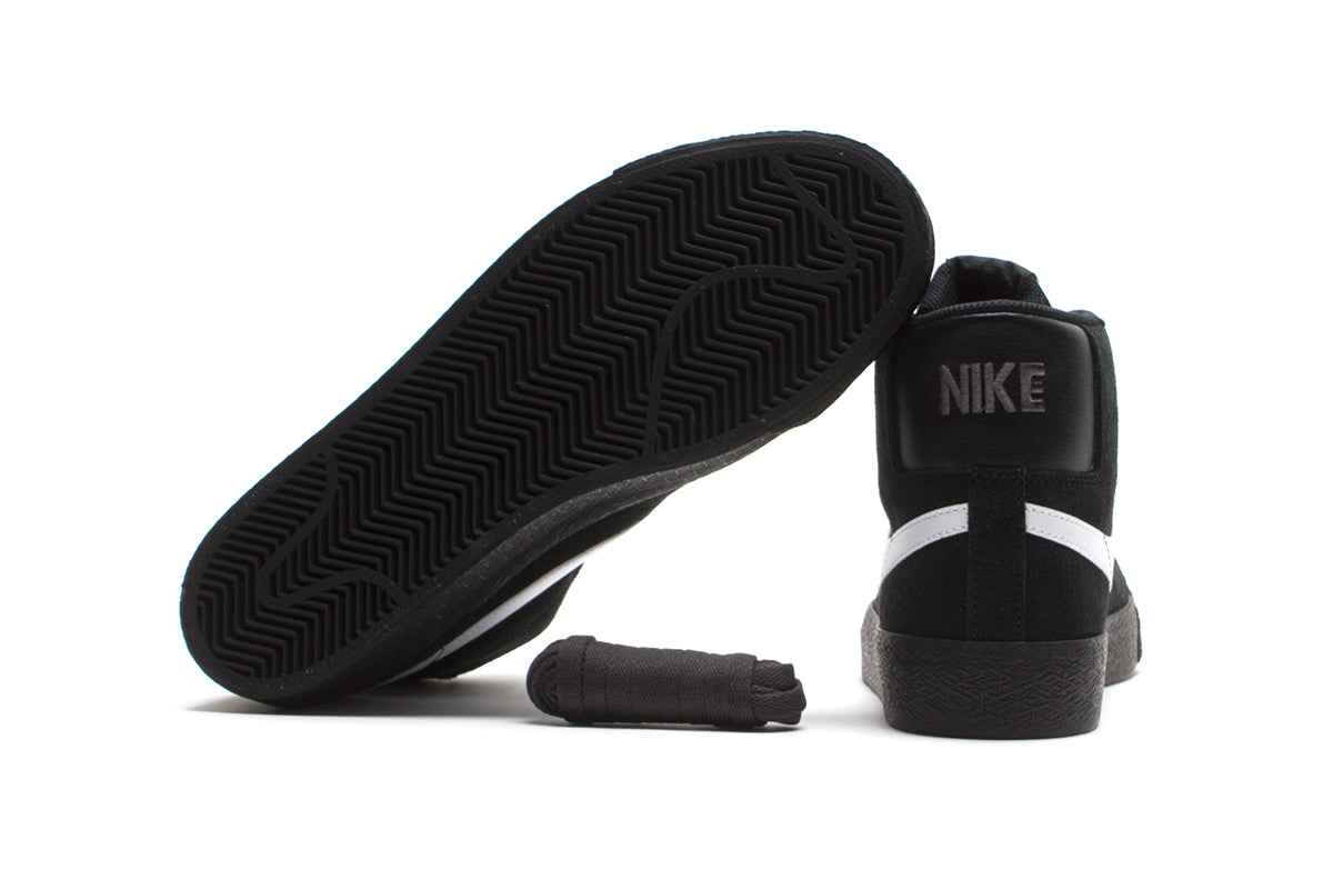 Nike SB Zoom Blazer Mid : Black / Black / White