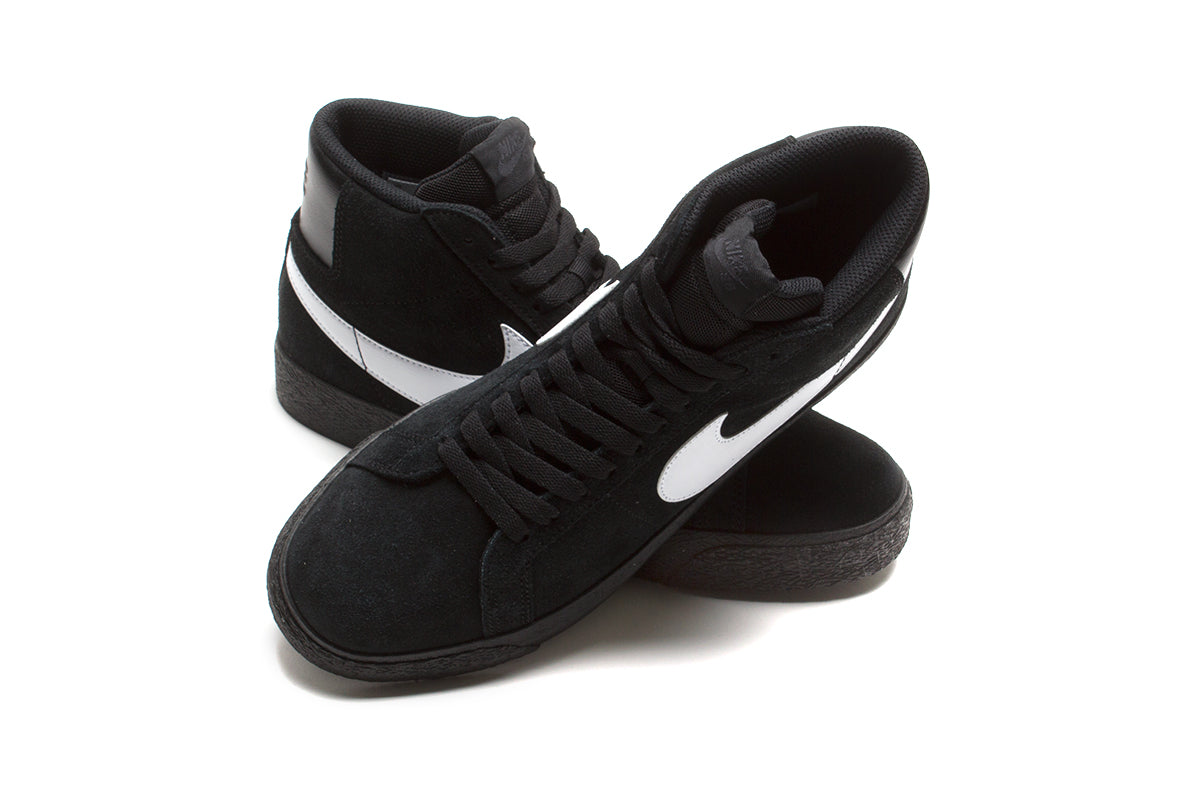 Nike SB Zoom Blazer Mid : Black / Black / White