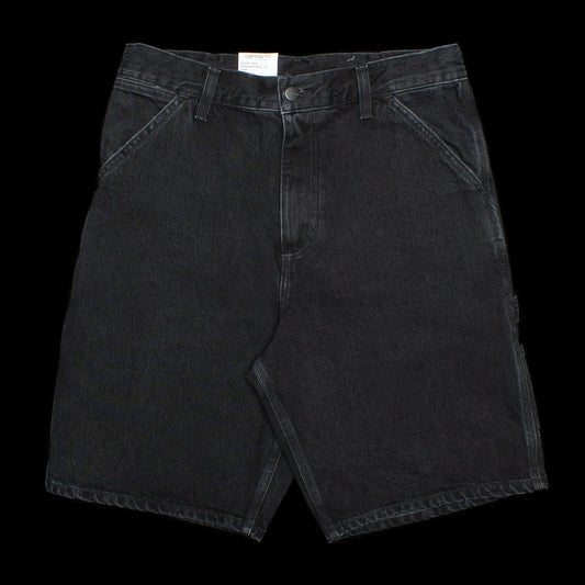 Carhartt WIP | Single Knee Short Style # I032026-8906 Color : Black (Stone Washed)