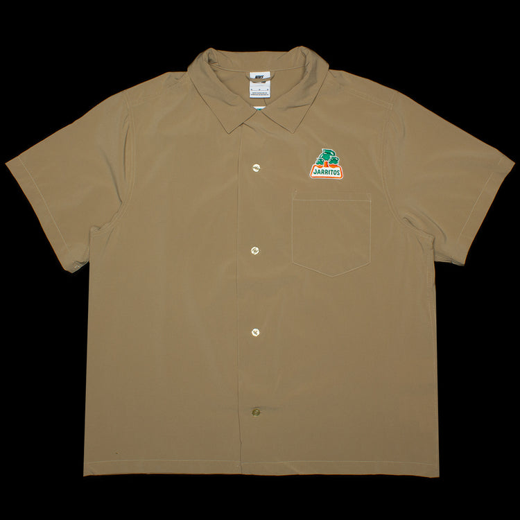 Nike SB x Jarritos®️ | Button-Up Bowling Shirt Style # DV9077-247 Color : Khaki