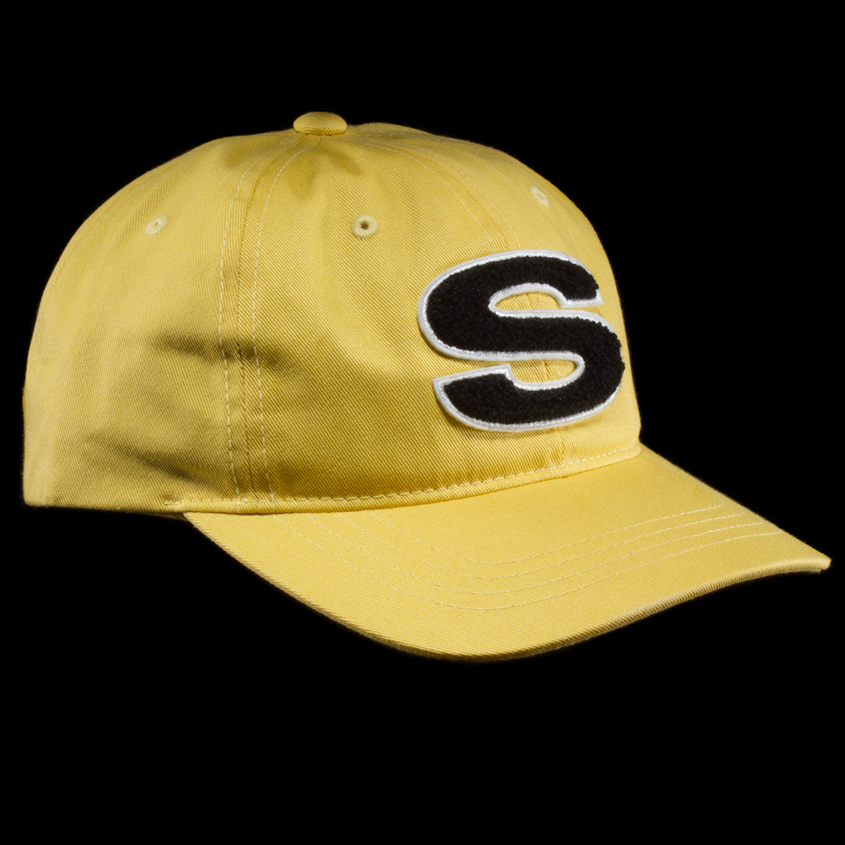 Stussy CHENILLE S LOW PRO CAP キャップ 黄色