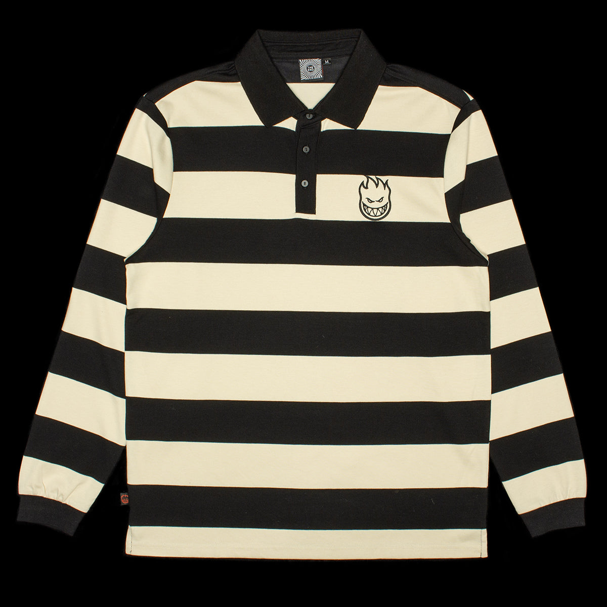 IENA TWW別注 BIG RUGBY シャツ◆ Spitfire Bighead Black & White Rugby Shirt | Zumiez