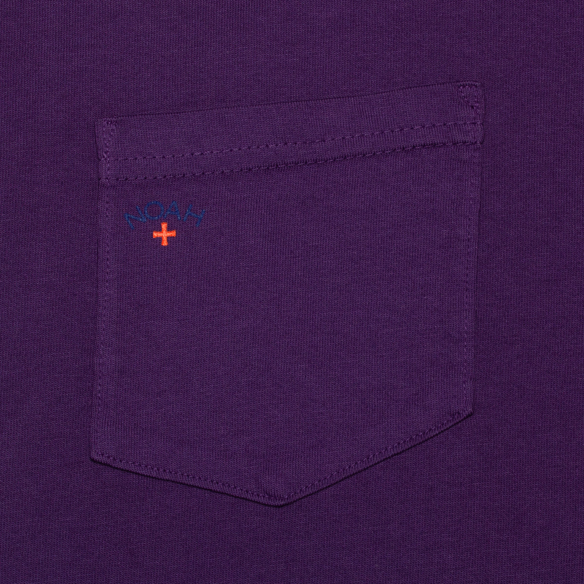 Noah | Core Logo Pocket T-Shirt Color : Dark Purple