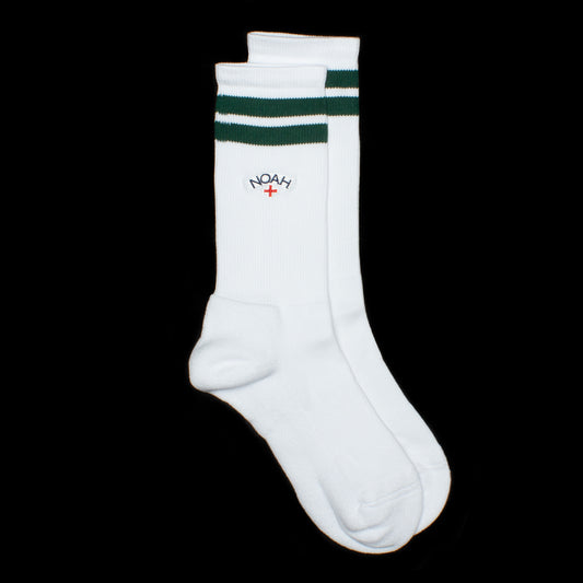 Noah | Striped Sock Color : White / Green