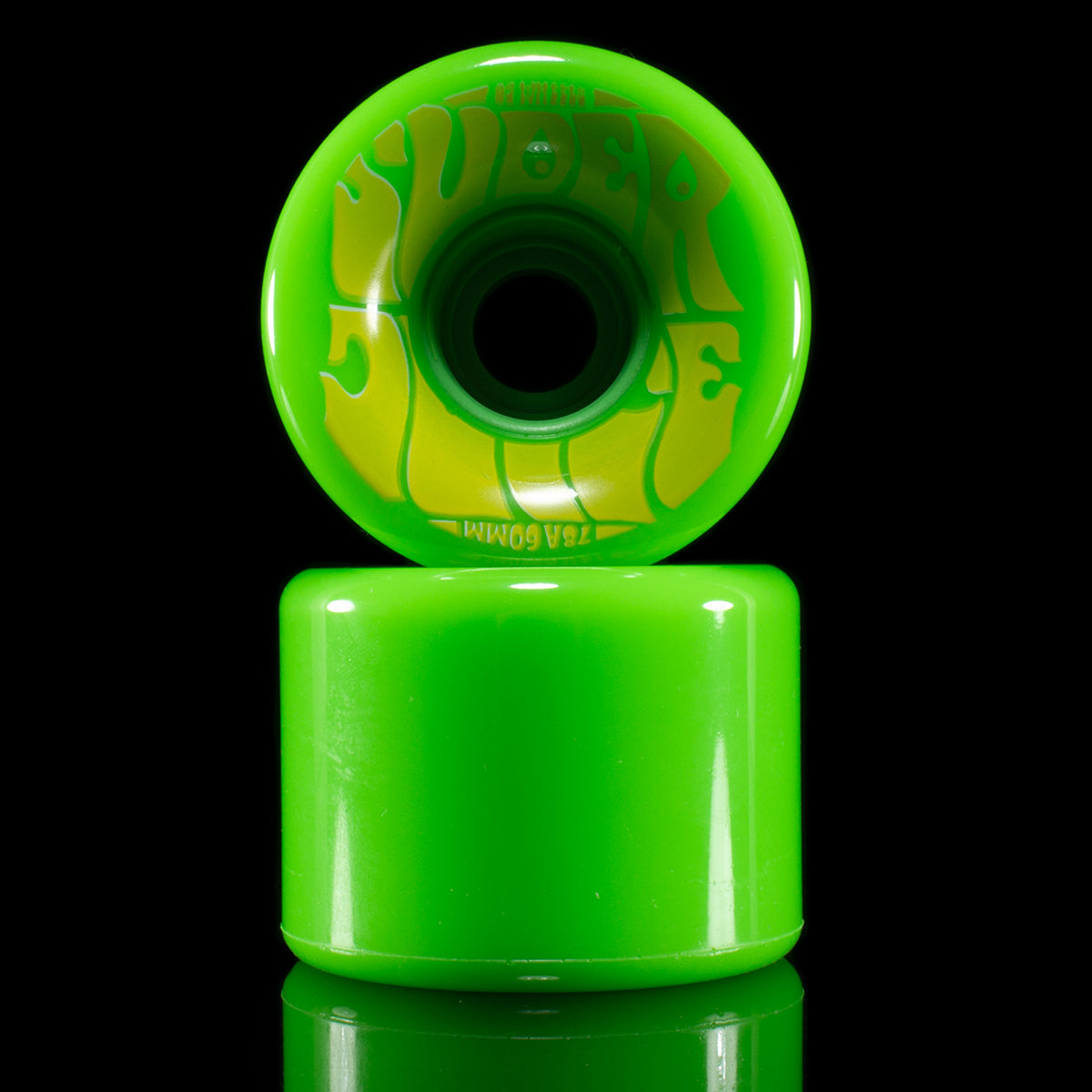Roues OJ Super Juice 78A 60mm Vertes - Jeu De 4 Pour Skateboard