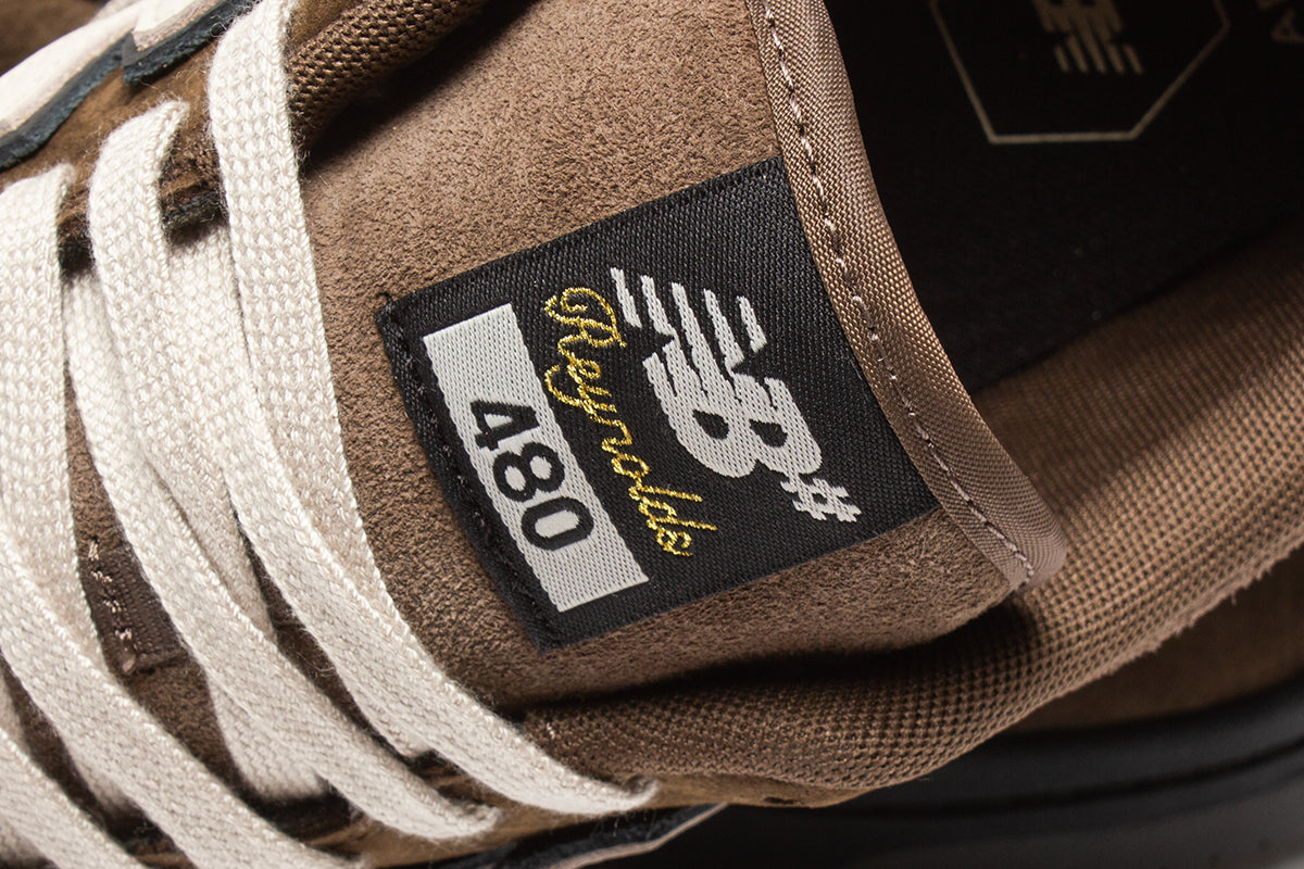 New Balance Numeric | 480 x Reynolds Style # NM480BOS Color : Brown / Black