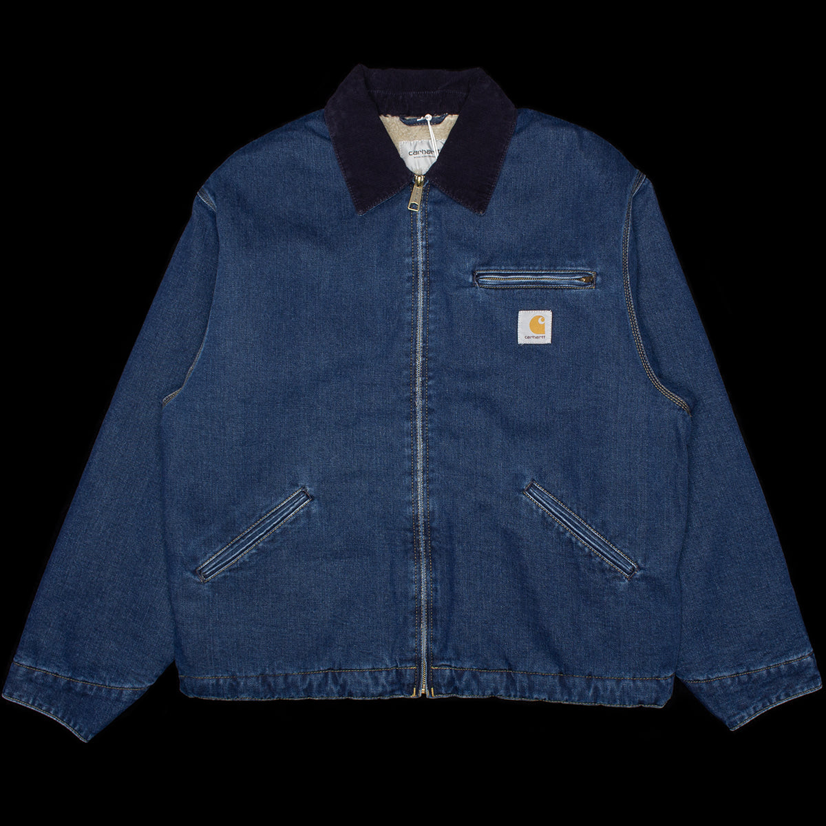 ジャケット・アウター Carhartt 2022 OG DENIM DETROIT JACKET OG Detroit Jacket - Maitland Denim (Winter) – Premier
