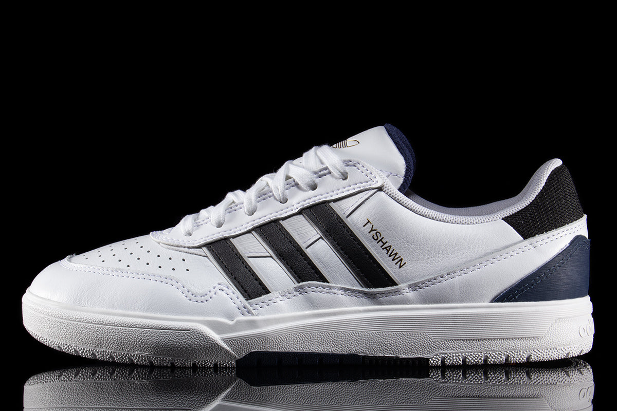 adidas Tyshawn II Shoes White/Core Black/Navy adidas Tyshawn II Shoes White/Core Black/Navy