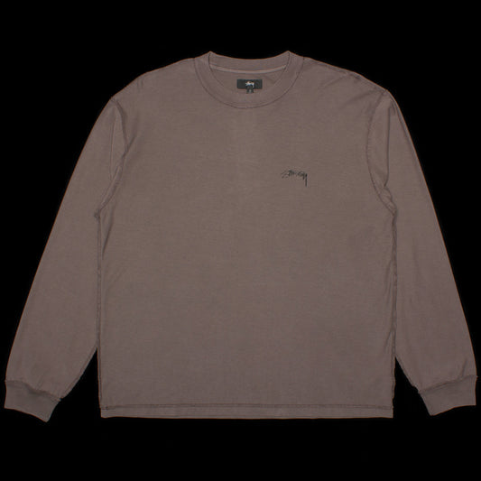 Stussy | Lazy L/S T-Shirt Style # 1140333 Color : Faded Black