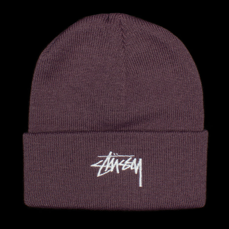 Stussy Stock Cuff Beanie Style # 1321020 Color : Eggplant