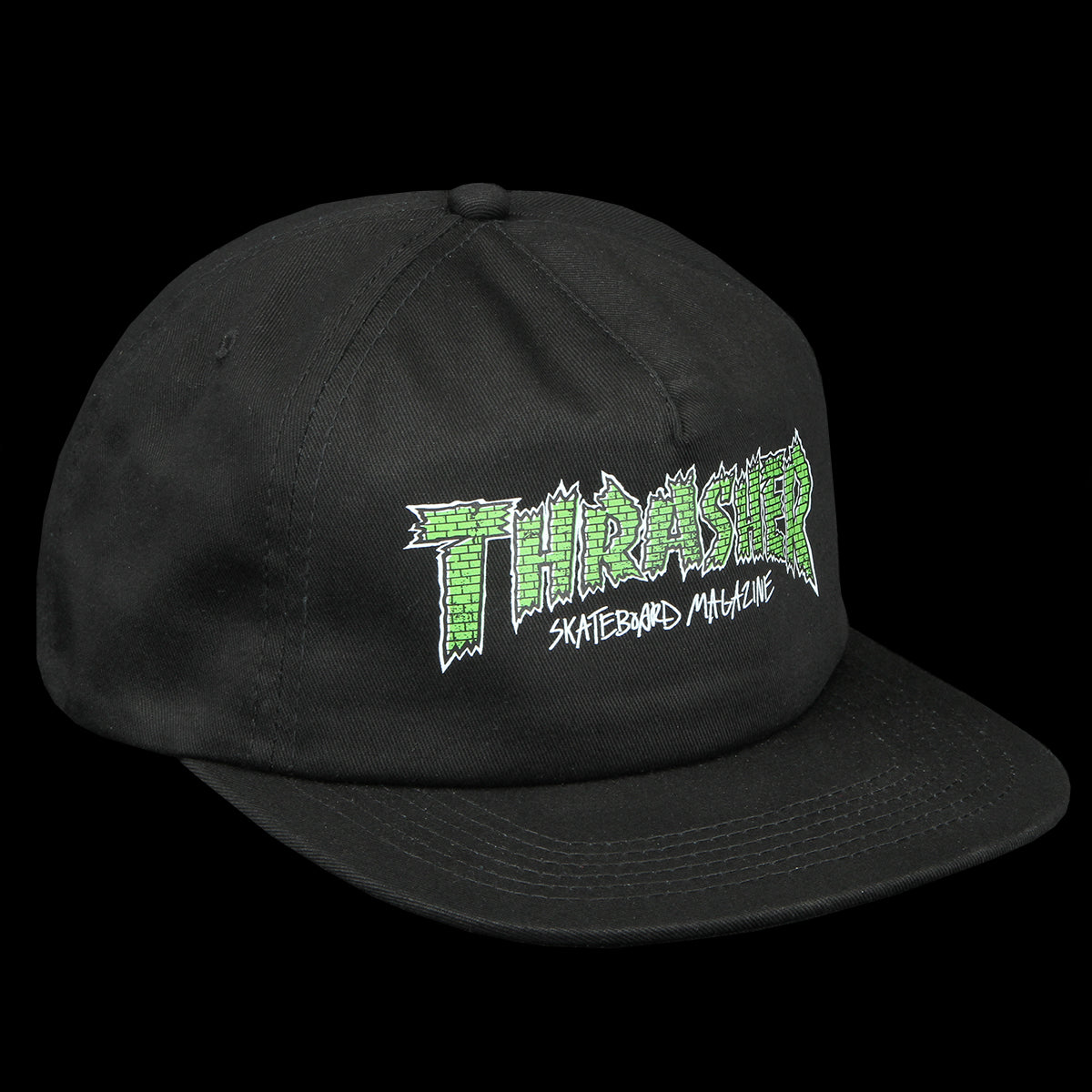 Thrasher outlined outlet snapback