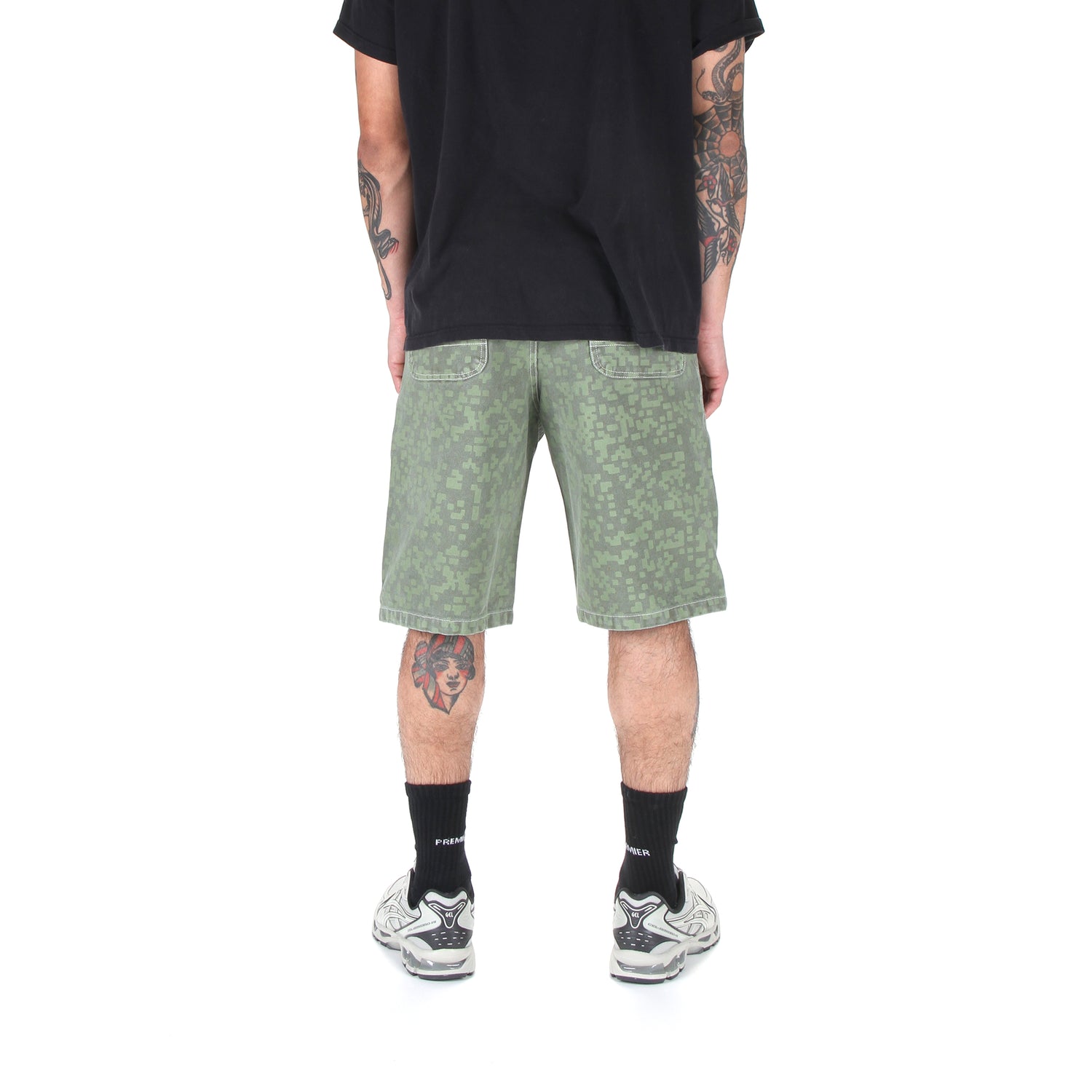 Butter Goods | Work Shorts Color : Army