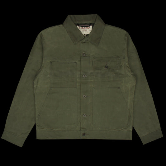 Filson | Tin Cloth Short Lined Cruiser Jacket Military Green