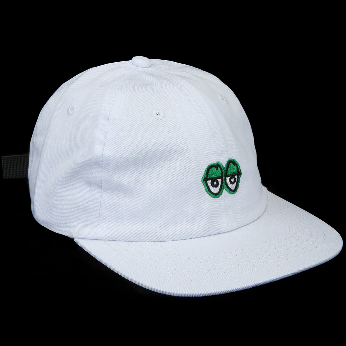 Krooked | Eyes Strapback Hat White / Green