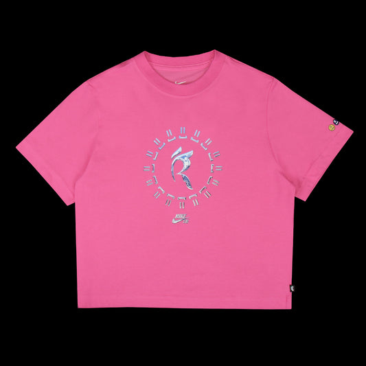 Nike SB x Rayssa Leal Boxy T-Shirt (Big Kids - Girls) Pinkfire