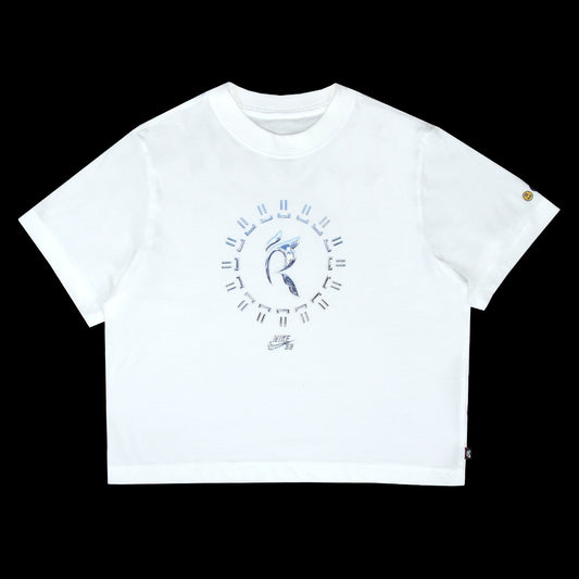 Nike SB x Rayssa Leal Boxy T-Shirt (Big Kids - Girls) White