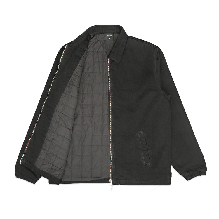 Premier Lined Denim Work Jacket Color : Black