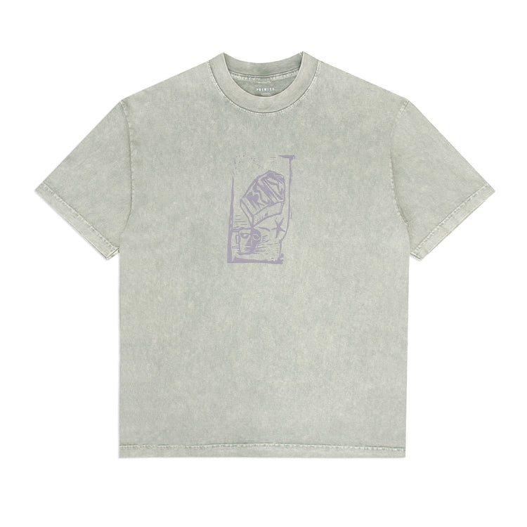 Premier | Linocut T-Shirt Color : Limestone