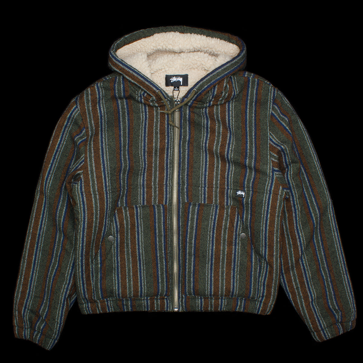 Wool Stripe Work Jacket