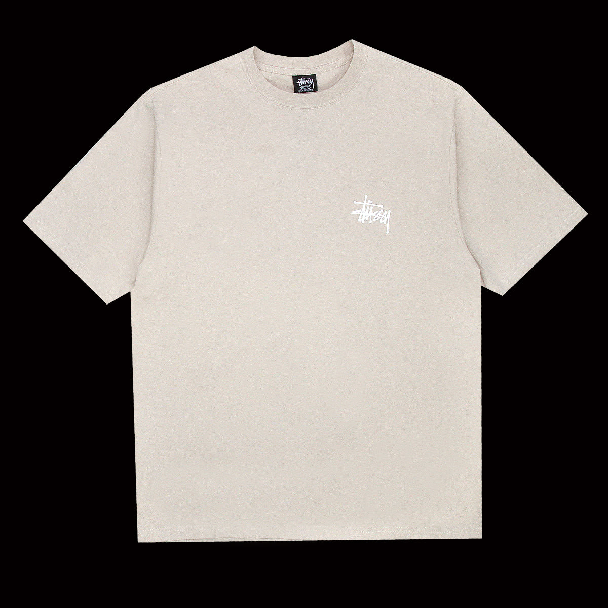 Stussy basic discount tee smoke