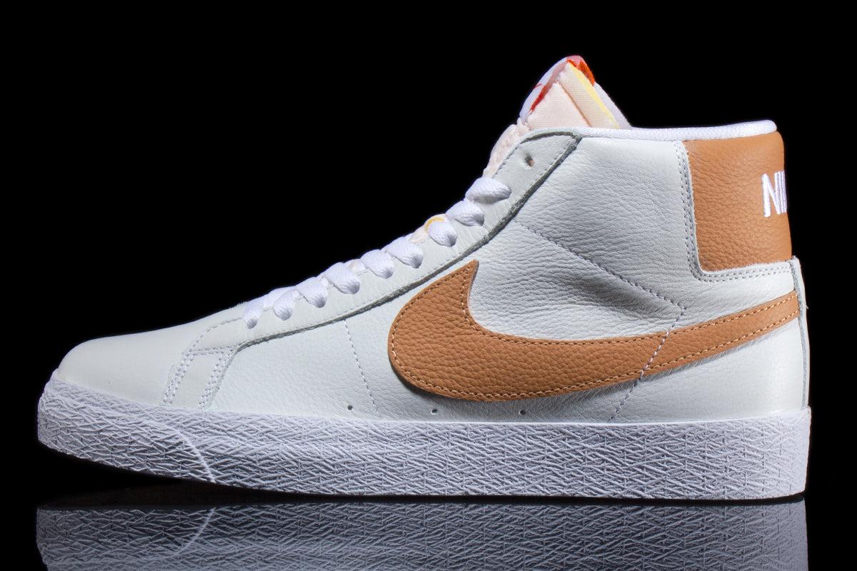 Nike Footwear Nike Sb Blazer Orange Label White Zoom Blazer Mid