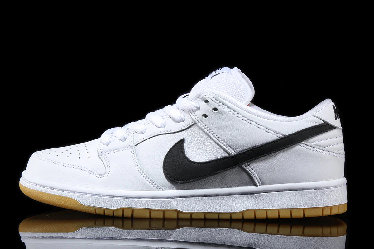 Nike SB Dunk Low Pro White Black Gum