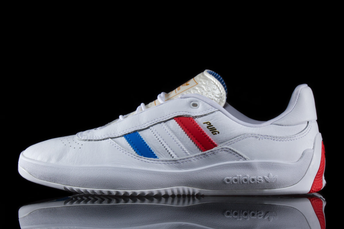 adidas puig white blue red