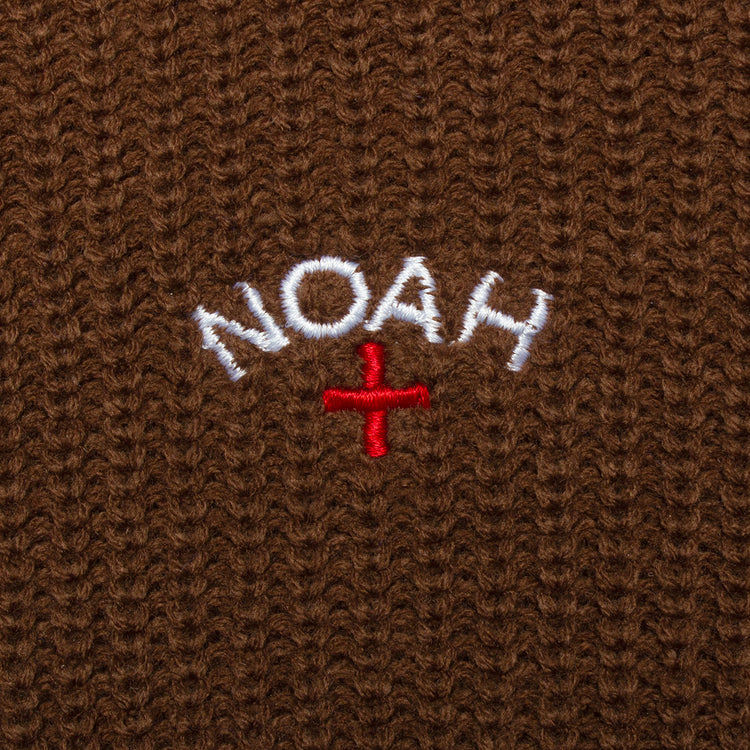 Noah Core Logo Beanie Color : Brown