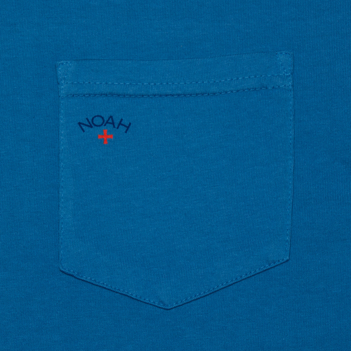 Noah Core Logo Pocket T-Shirt Color : Cornflower Blue