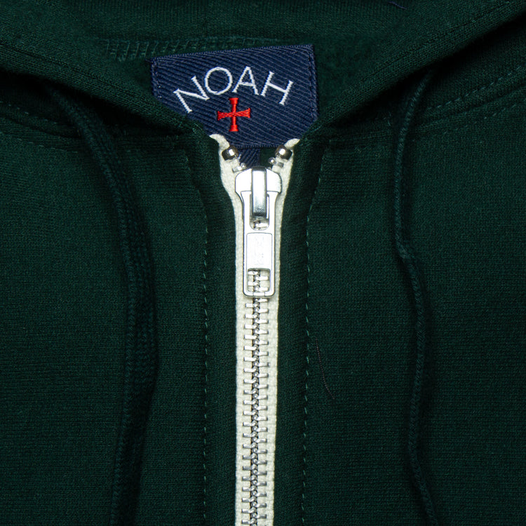 Noah Lightweight Zip-Up Hoodie Color : Deep Green