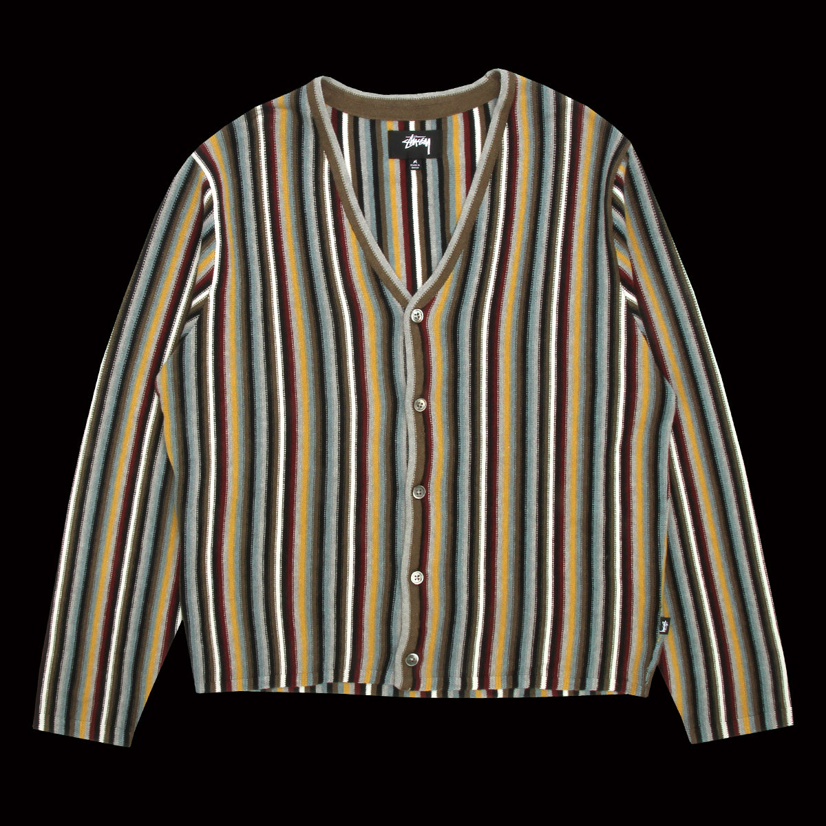 Stripe Pattern Cardigan – Premier
