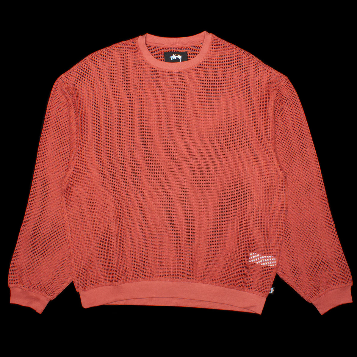 Cotton Mesh L/S Crew